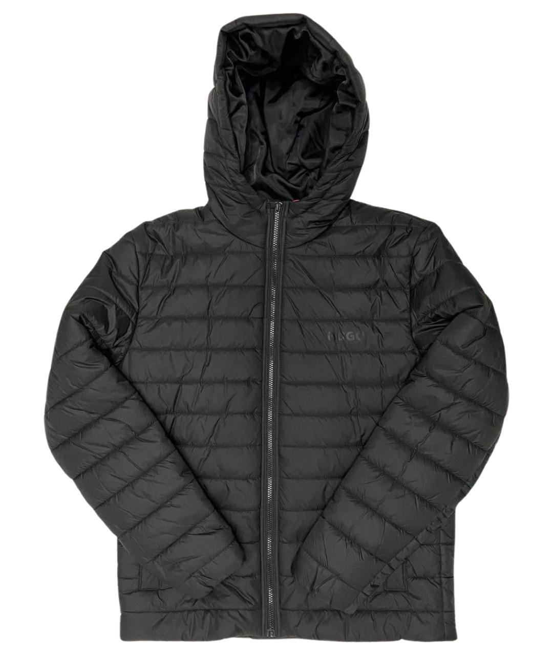 HUGO BOSS Черная полиэстеровая куртка, фото 1