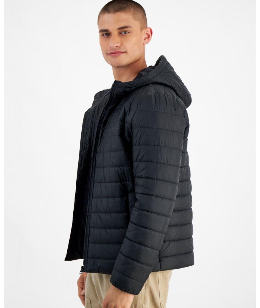 HUGO BOSS Черная полиэстеровая куртка, фото 4