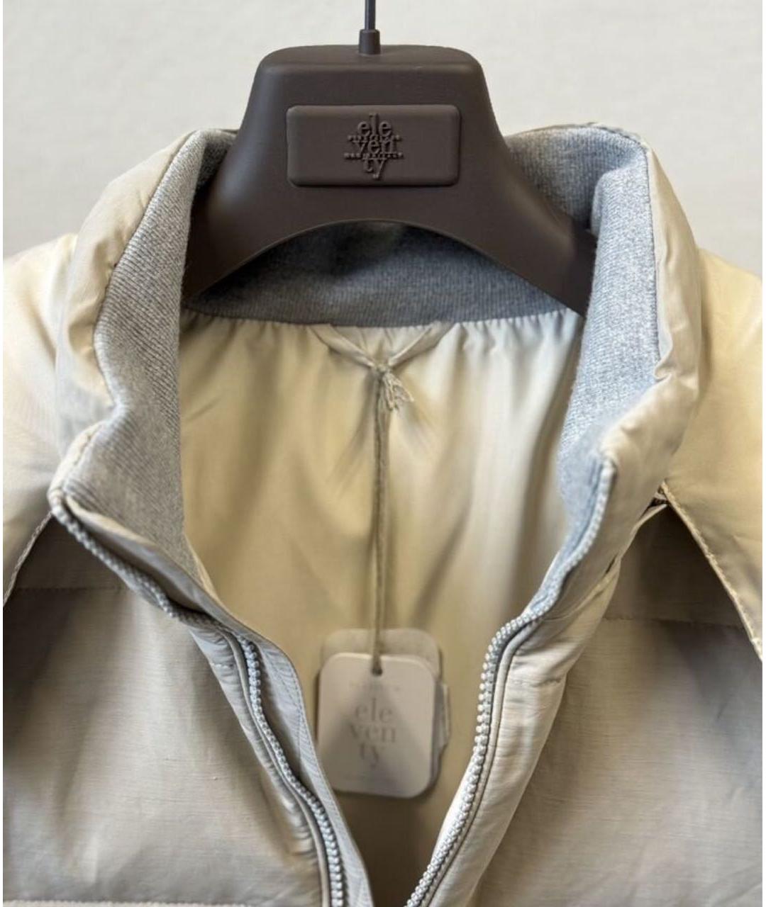 ELEVENTY Бежевый полиэстеровый жилет, фото 3