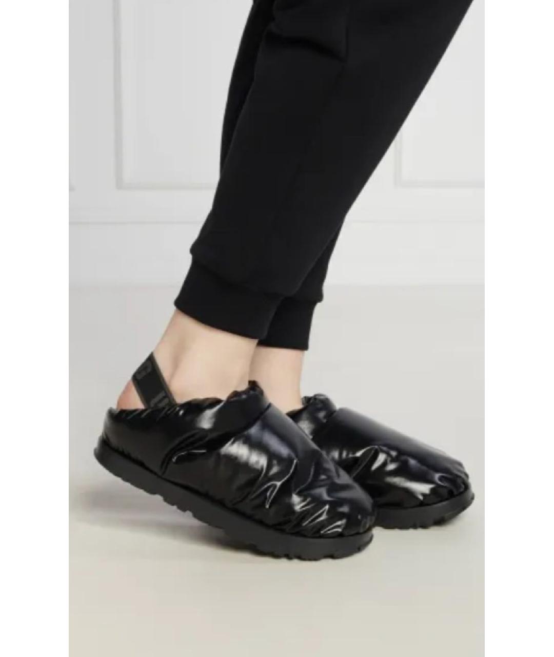 UGG AUSTRALIA Черные текстильные сабо, фото 4