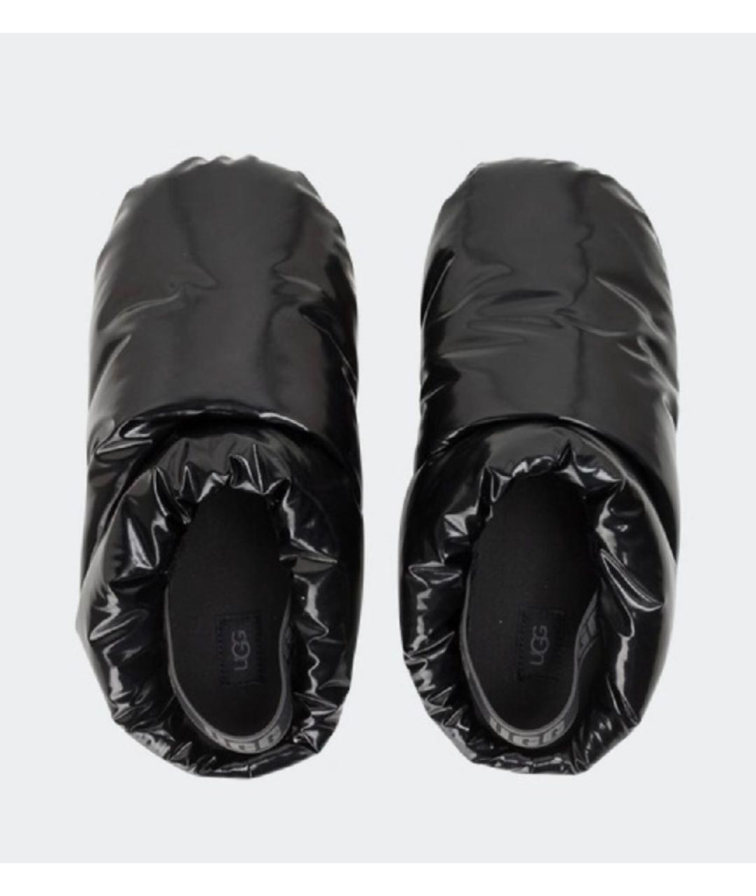 UGG AUSTRALIA Черные текстильные сабо, фото 2