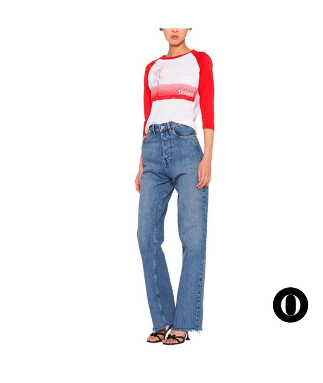 MIU MIU Белая хлопковая футболка, фото 5