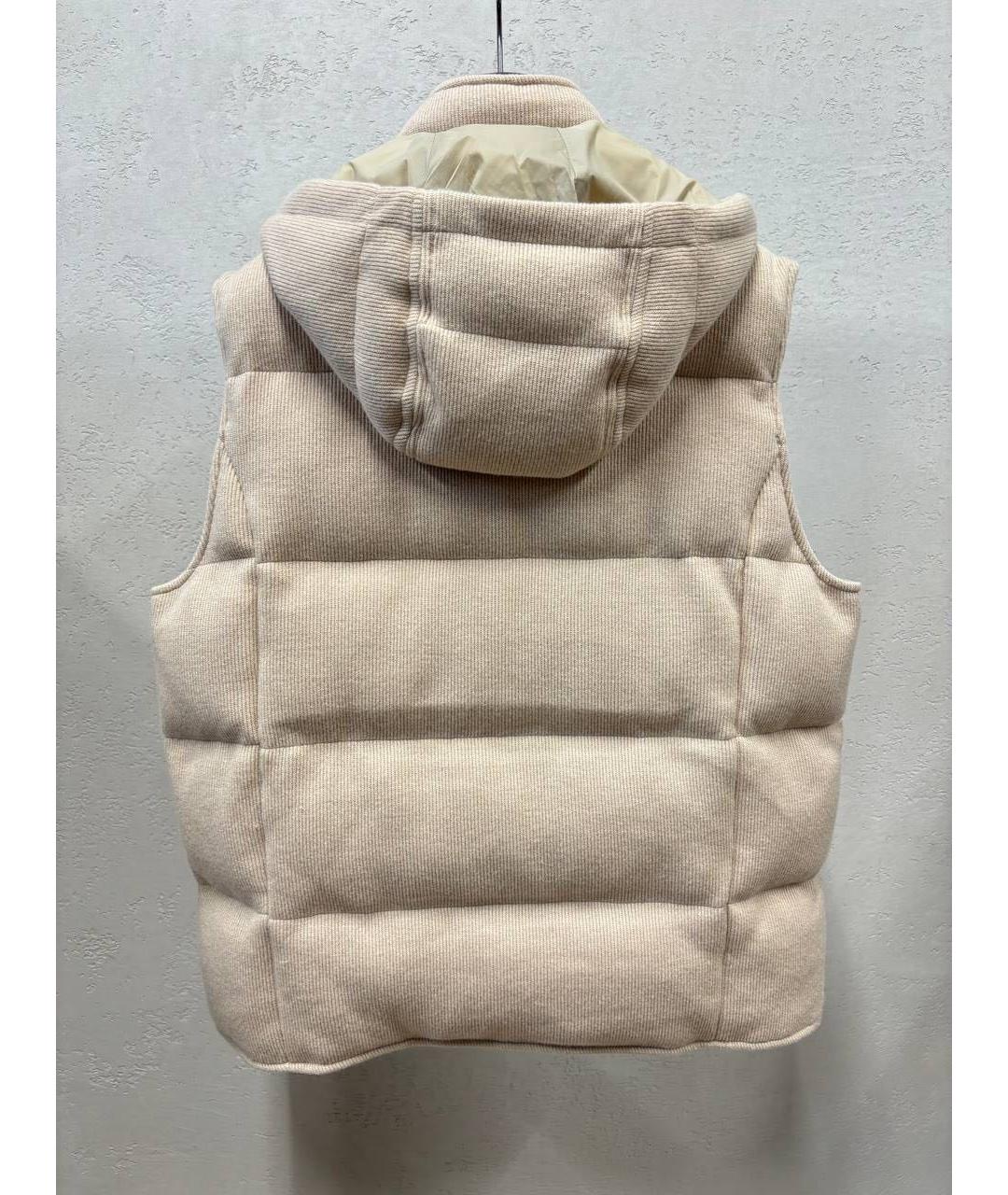 ELEVENTY Бежевый кашемировый жилет, фото 2