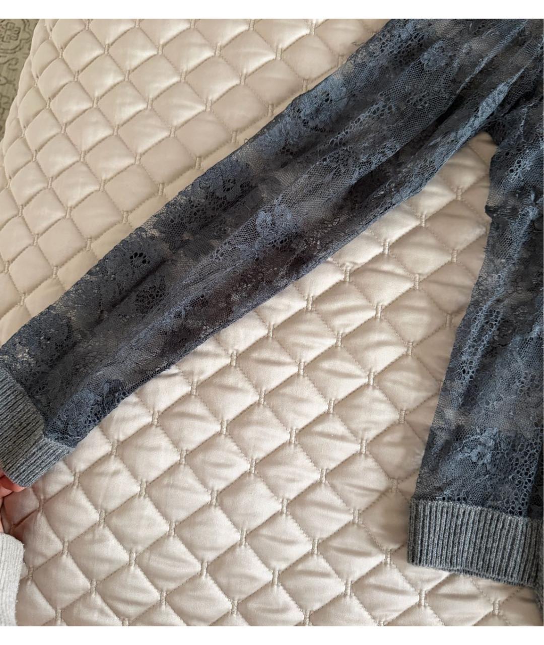 VALENTINO Серый шерстяной джемпер / свитер, фото 5