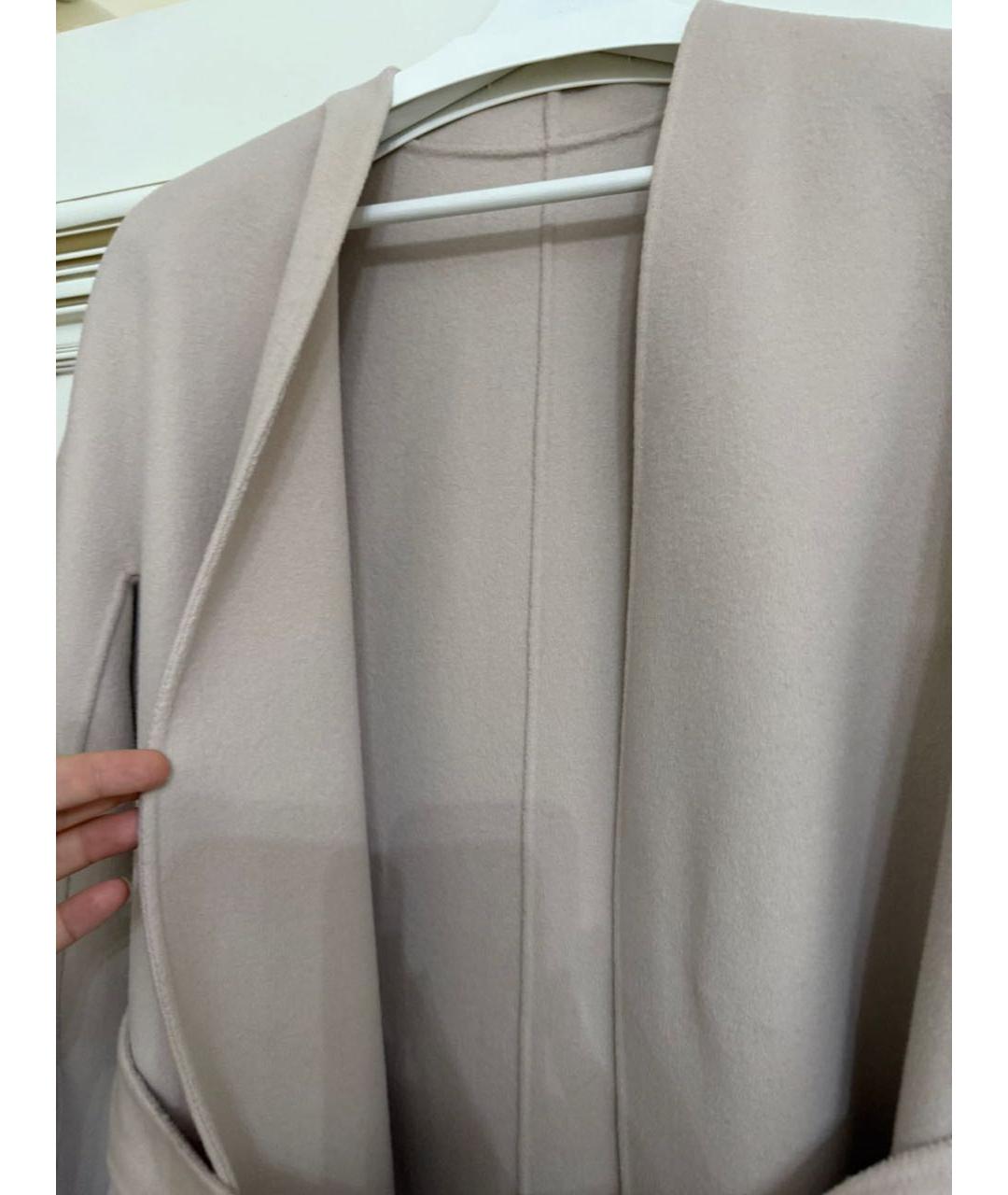 'S MAX MARA Бежевое шерстяное пальто, фото 3