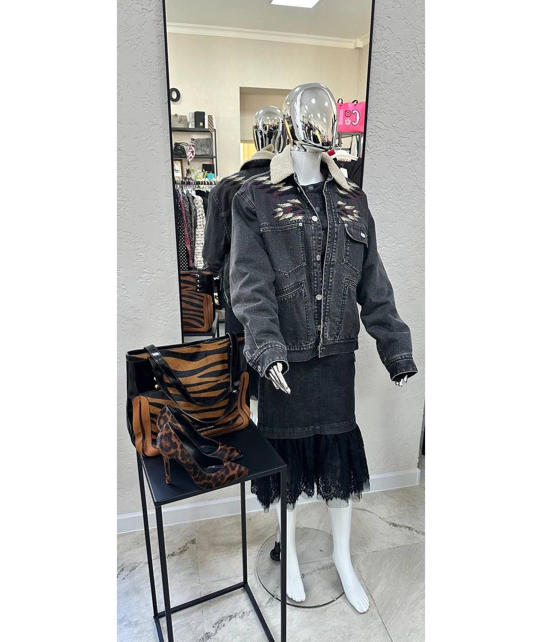 ISABEL MARANT ETOILE Серая хлопковая куртка, фото 4