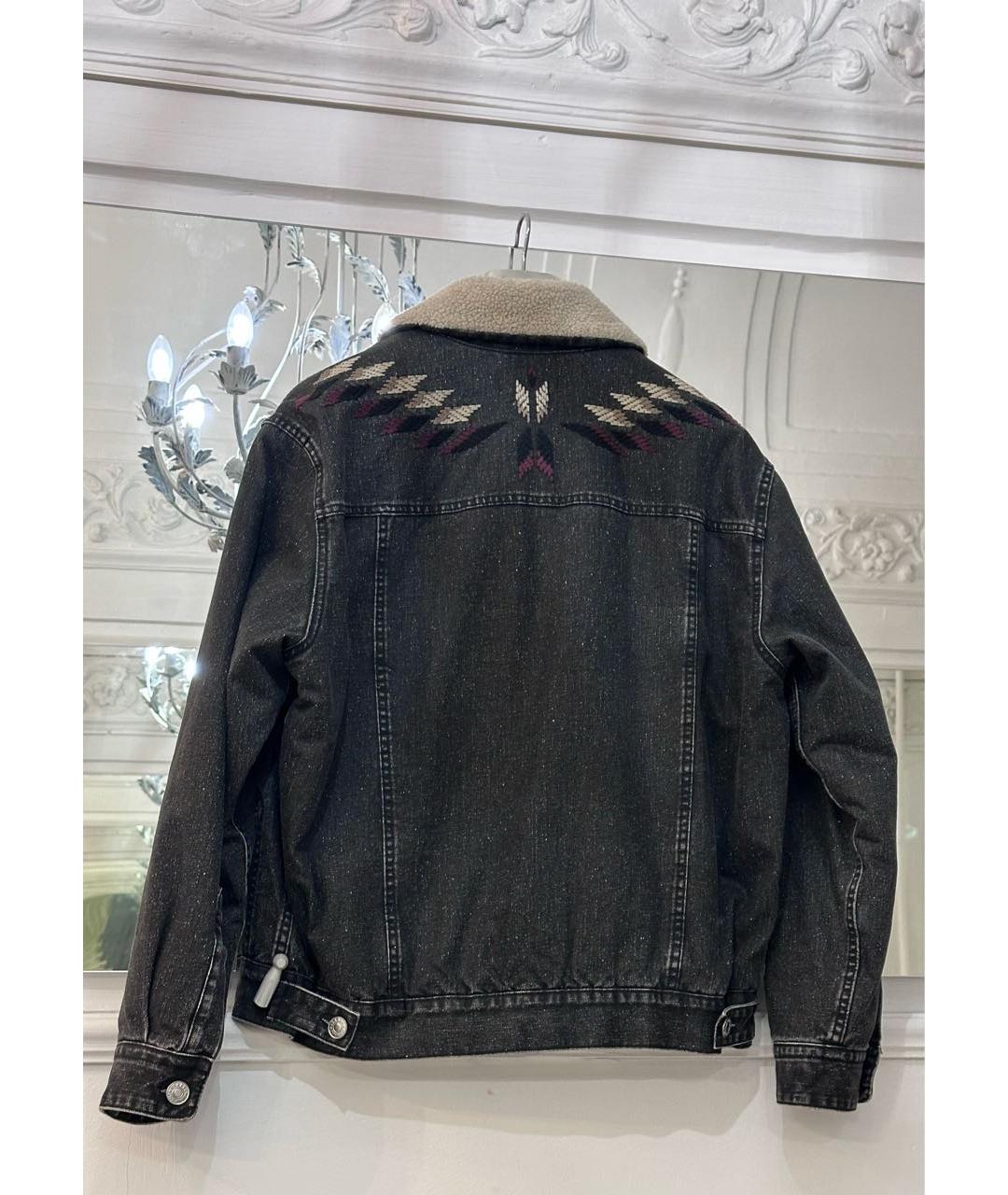 ISABEL MARANT ETOILE Серая хлопковая куртка, фото 3