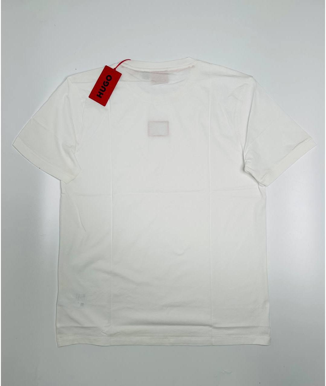 HUGO BOSS Белая хлопковая футболка, фото 3