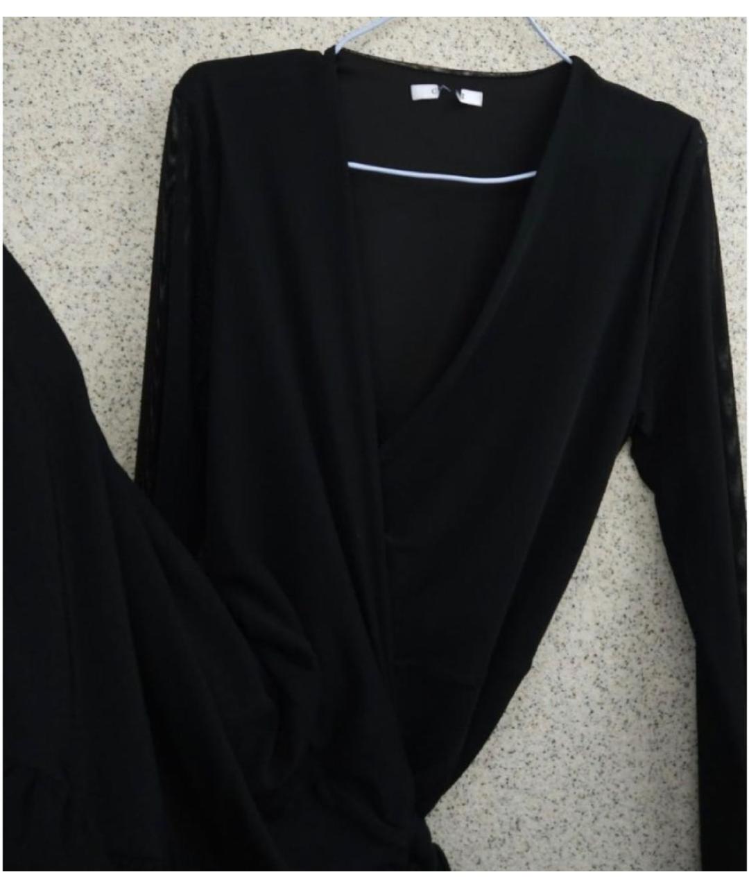 GANNI Черное коктейльное платье, фото 4