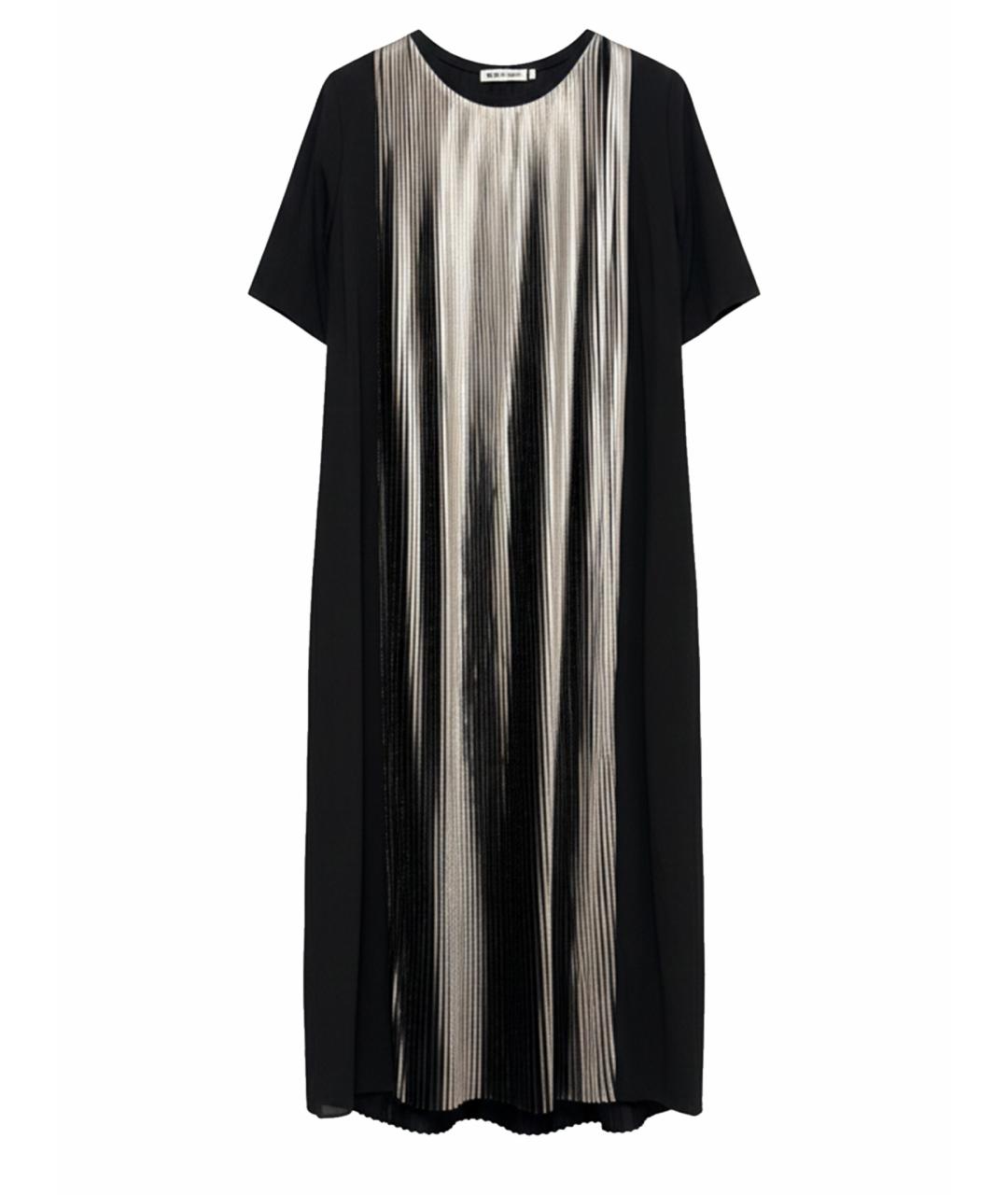 JIL SANDER Черное полиэстеровое вечернее платье, фото 1