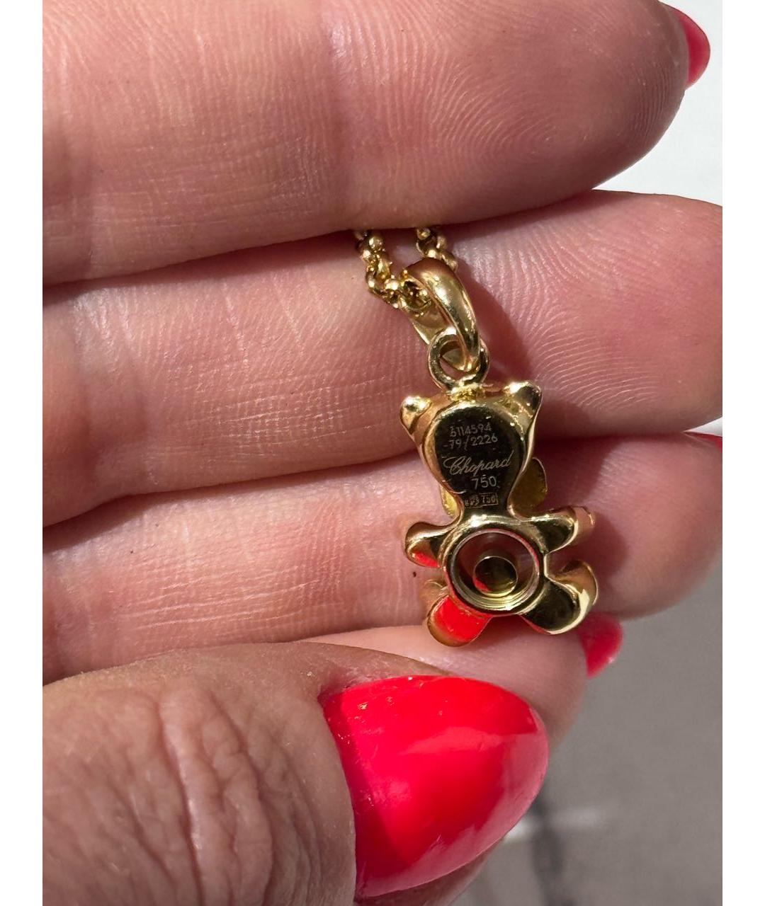 CHOPARD Золотой кулон из желтого золота, фото 4
