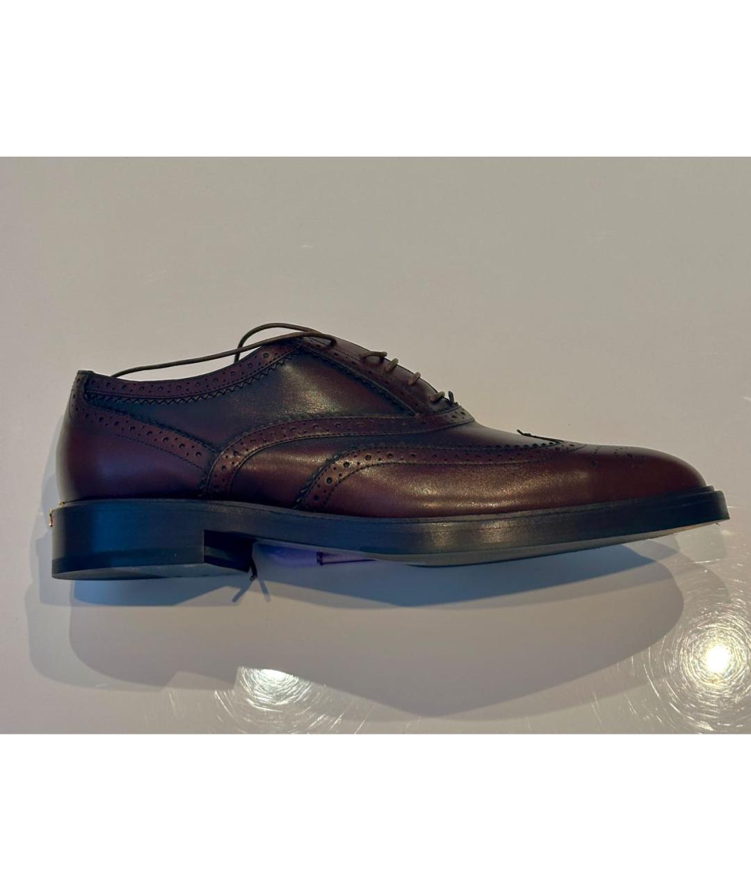 BURBERRY Коричневые кожаные брогги и оксфорды, фото 9