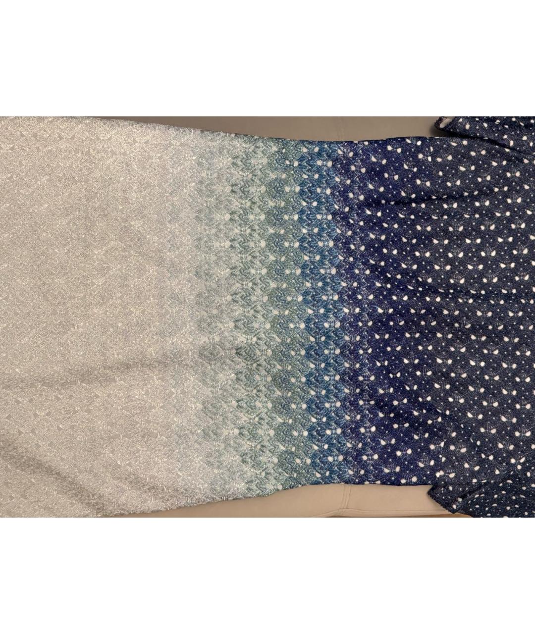 MISSONI Синее полиэстеровое платье, фото 4