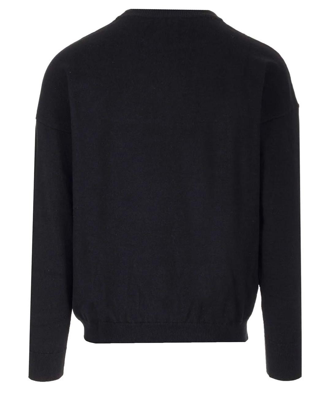 MARCELO BURLON Черный кашемировый джемпер / свитер, фото 2