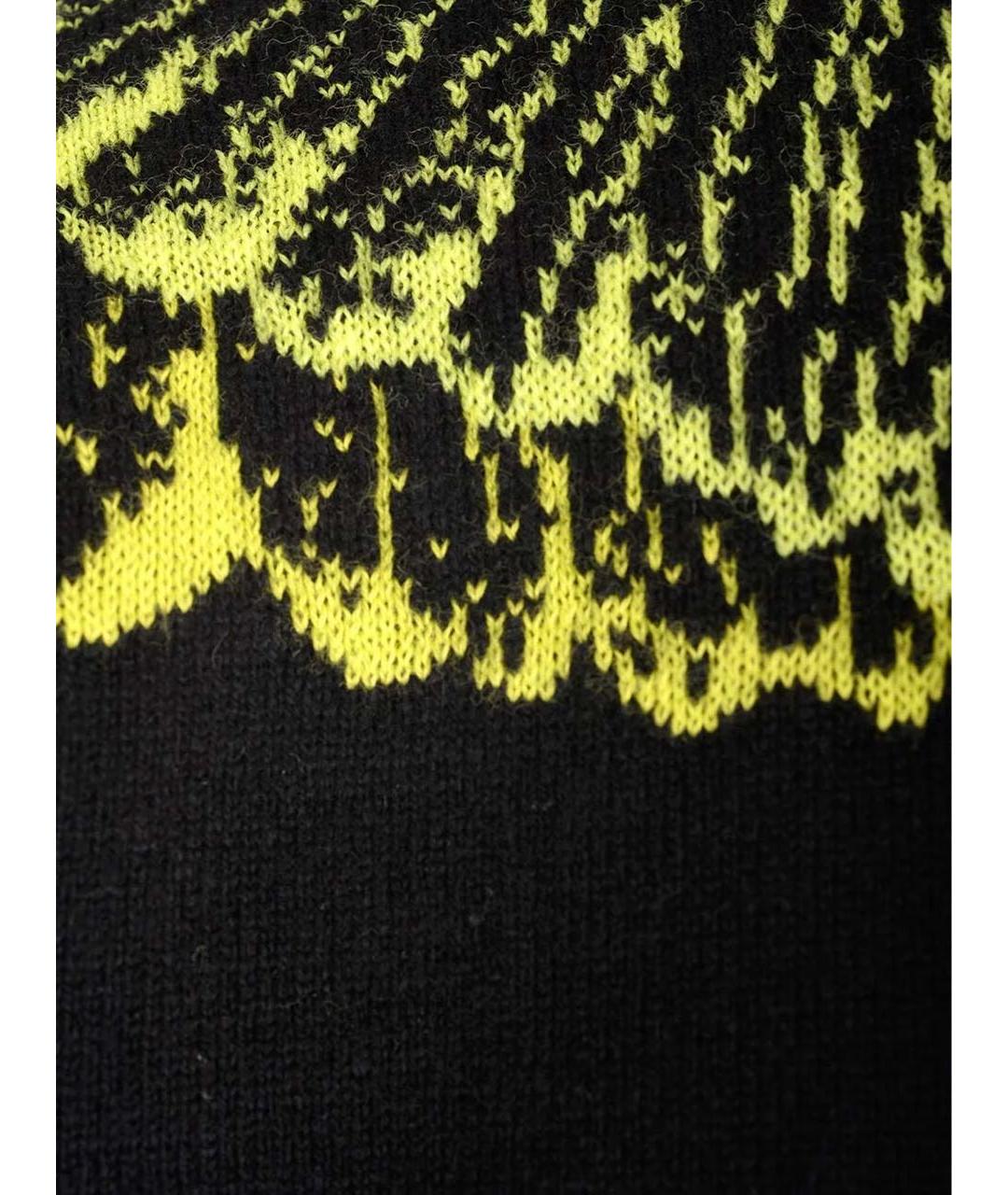 MARCELO BURLON Черный кашемировый джемпер / свитер, фото 4