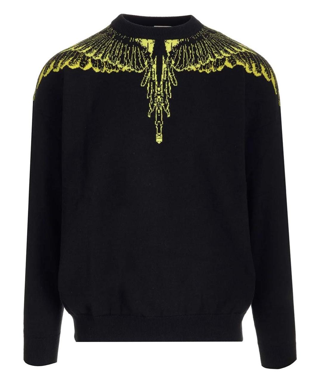 MARCELO BURLON Черный кашемировый джемпер / свитер, фото 5