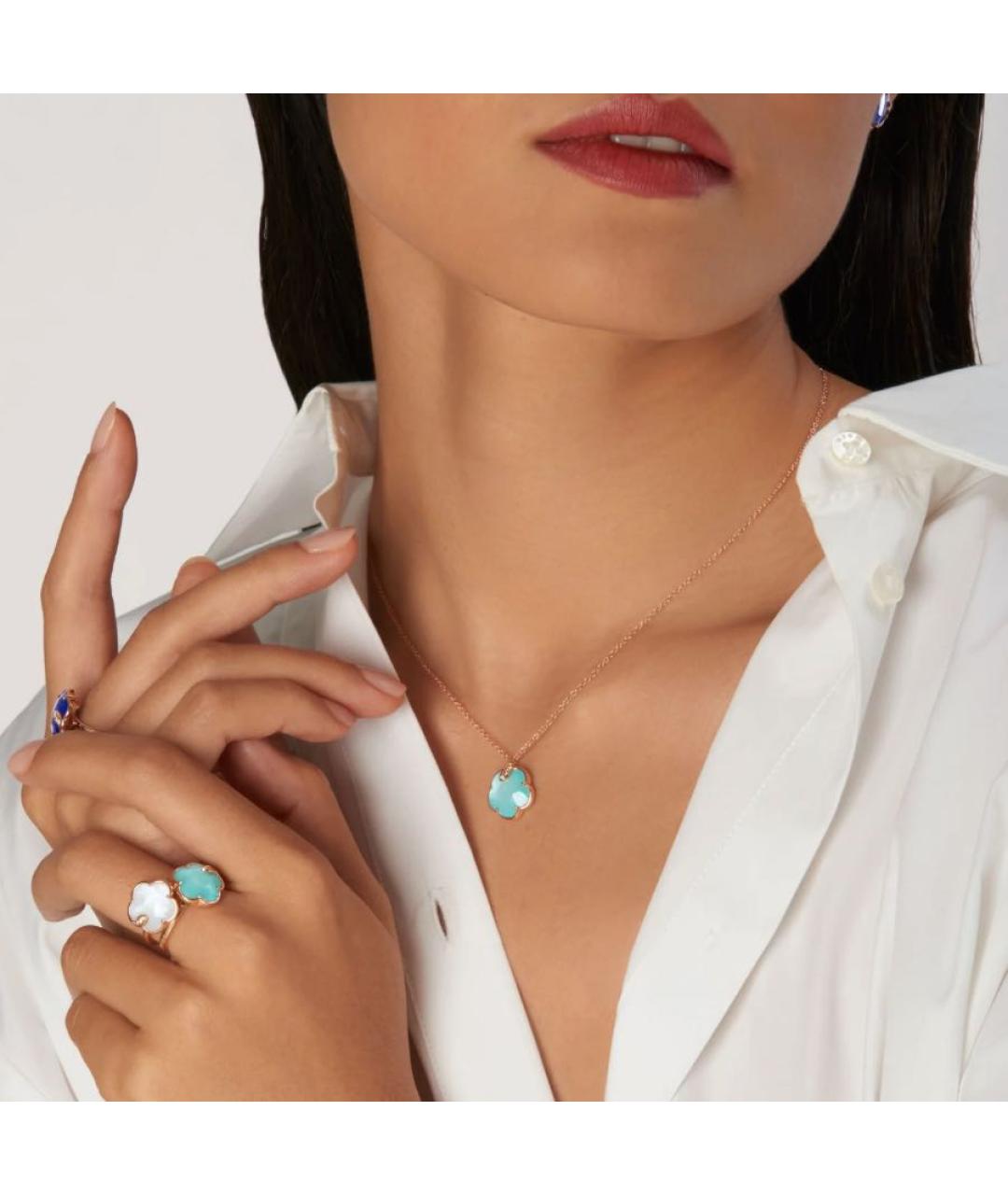 PASQUALE BRUNI Бирюзовая подвеска из розового золота, фото 3