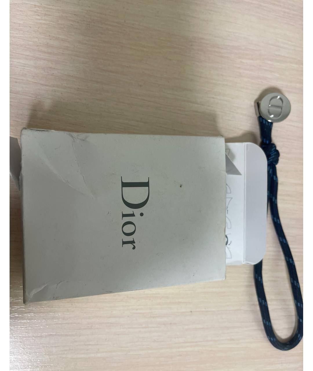 CHRISTIAN DIOR Синий платиновый браслет, фото 3