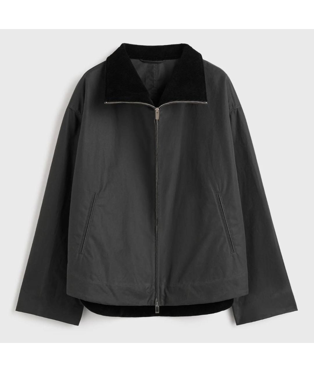 TOTEME Серая хлопковая куртка, фото 5