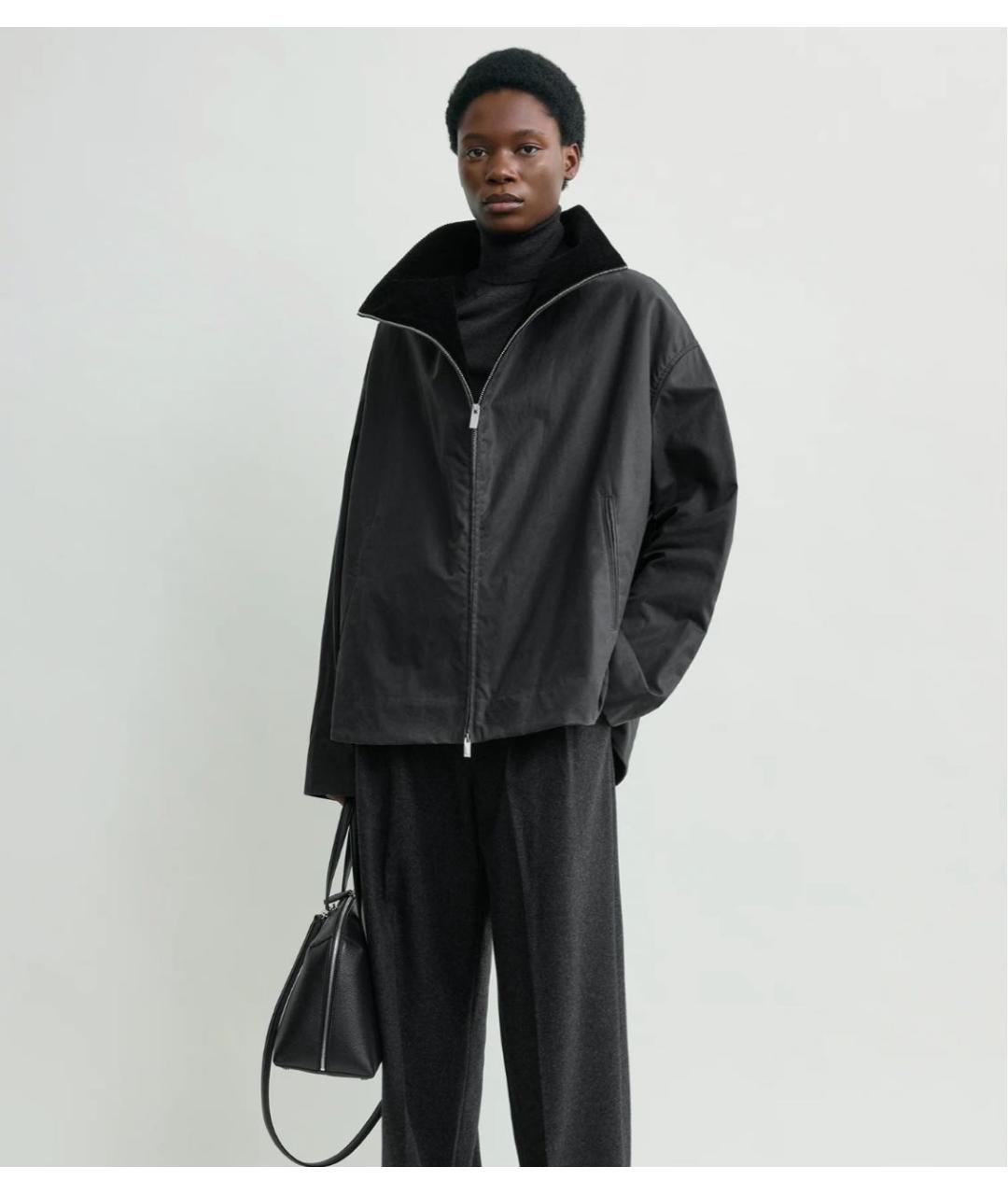 TOTEME Серая хлопковая куртка, фото 2