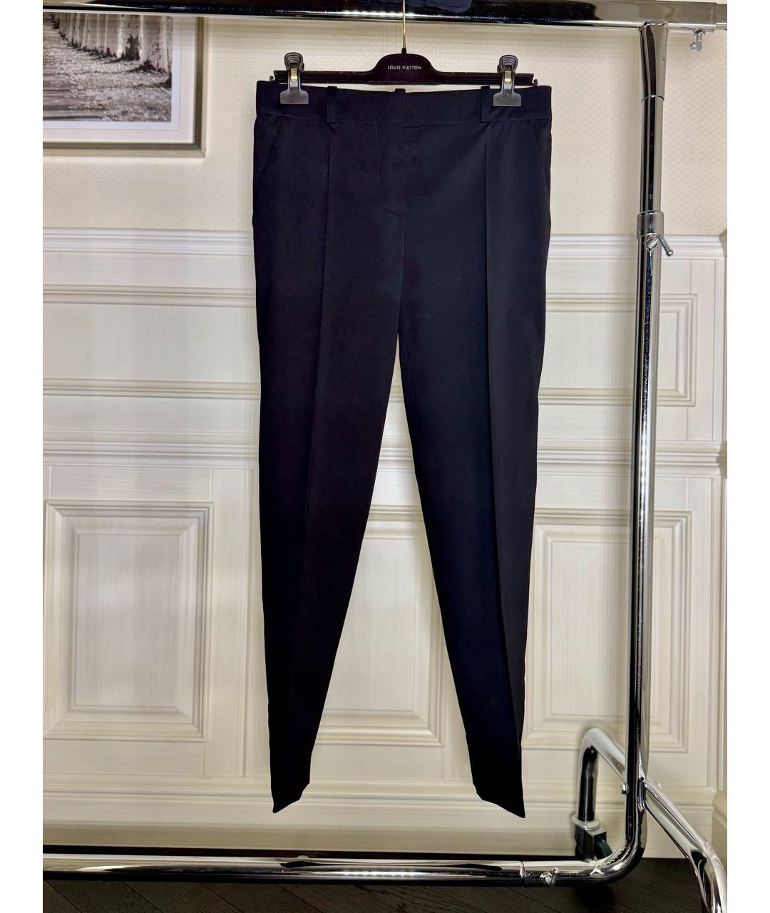 LOUIS VUITTON Черные шерстяные брюки узкие, фото 9