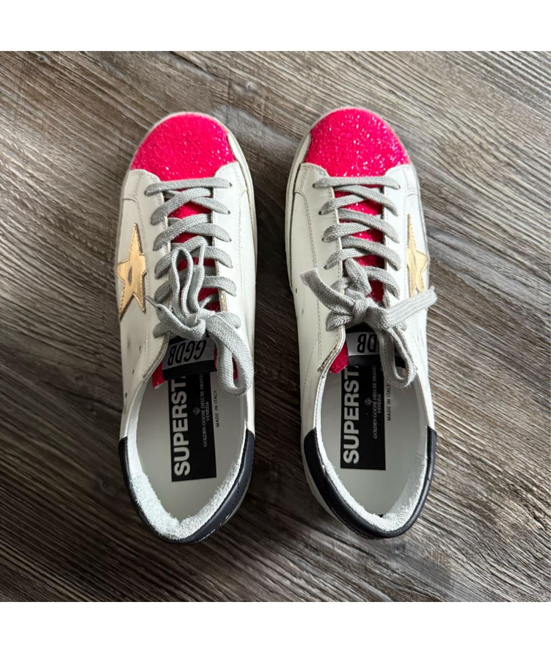 GOLDEN GOOSE DELUXE BRAND Мульти кожаные кеды, фото 3