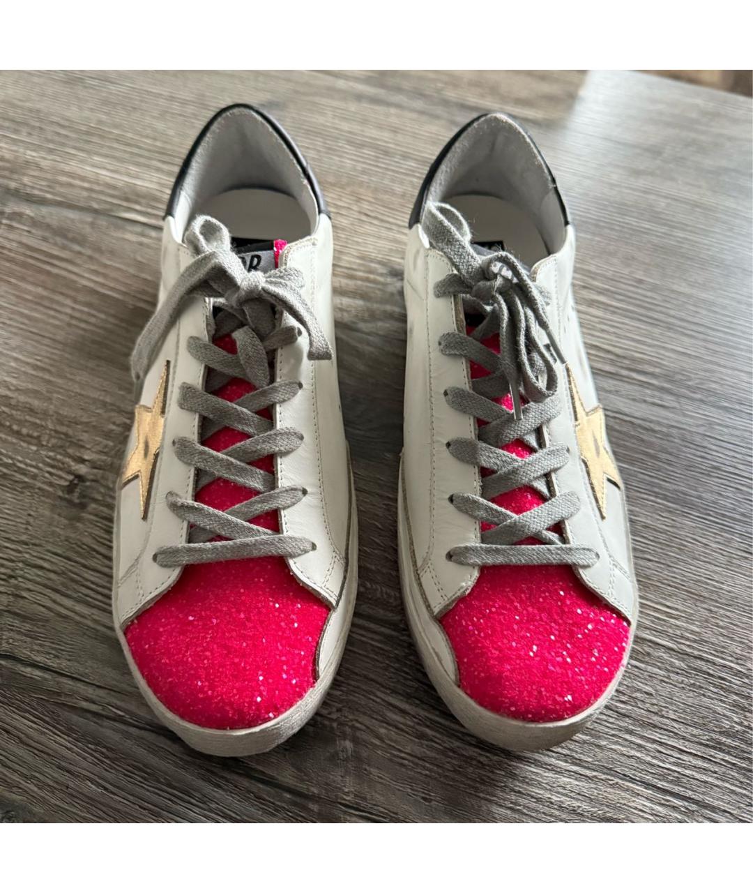 GOLDEN GOOSE DELUXE BRAND Мульти кожаные кеды, фото 2