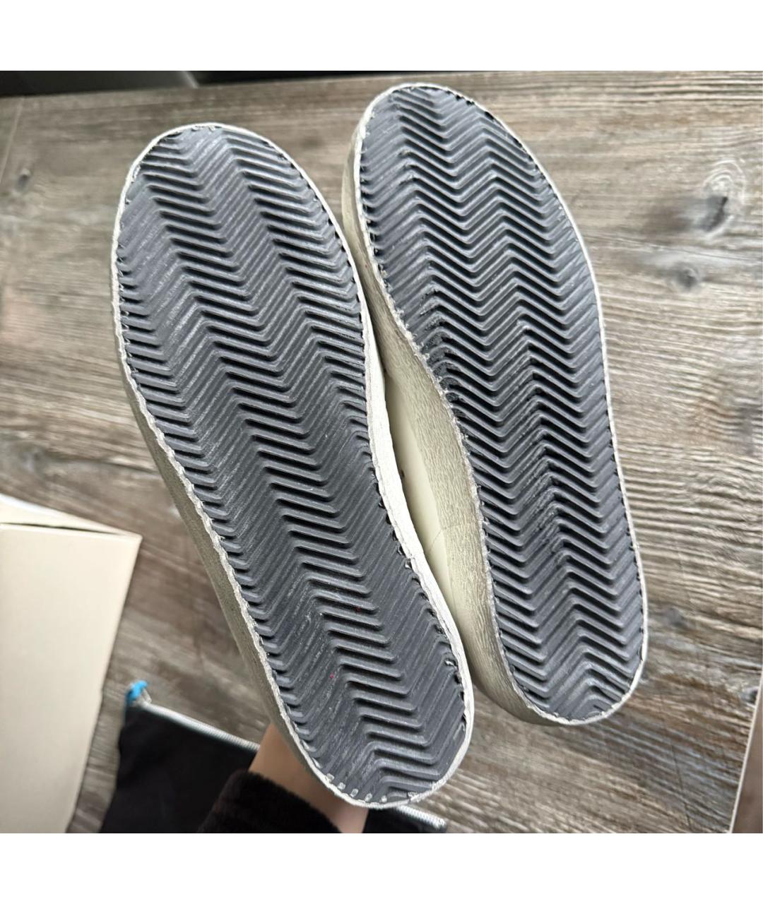 GOLDEN GOOSE DELUXE BRAND Мульти кожаные кеды, фото 7