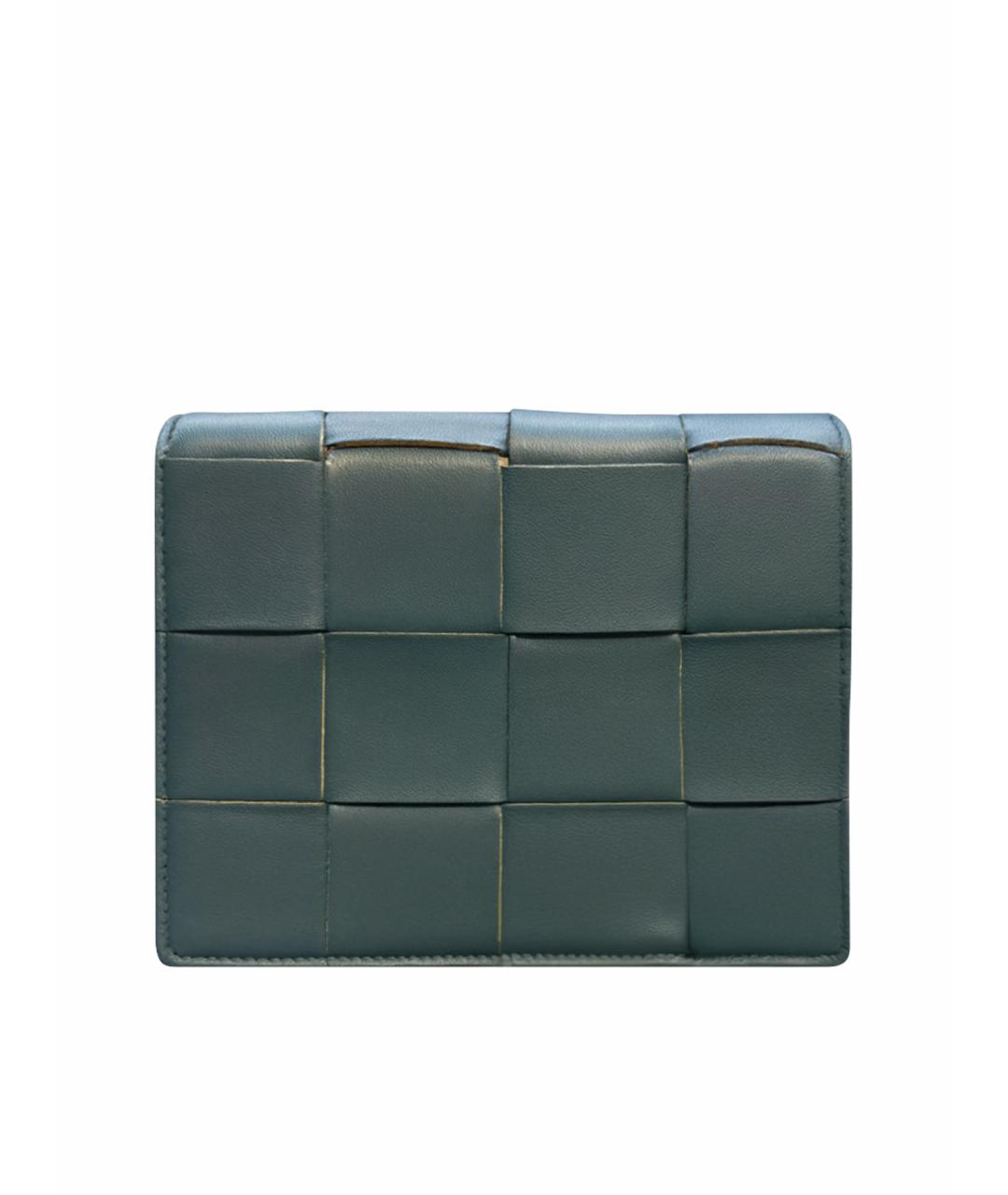 BOTTEGA VENETA Зеленая кожаная сумка через плечо, фото 1