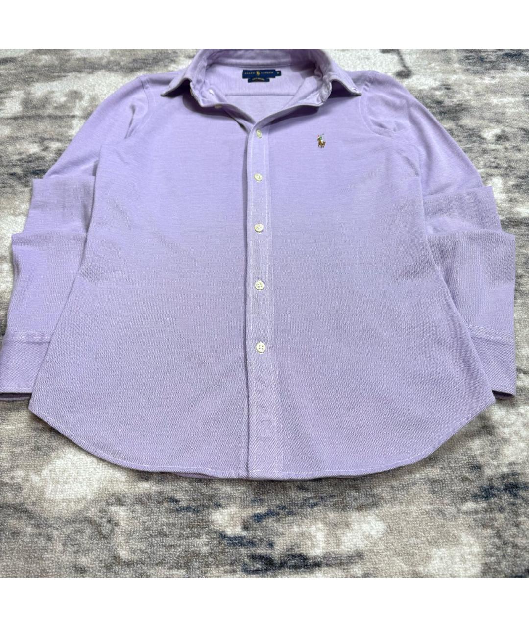 RALPH LAUREN Фиолетовая хлопковая рубашка, фото 3