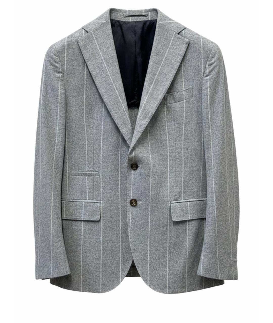 ELEVENTY Серый классический костюм, фото 1