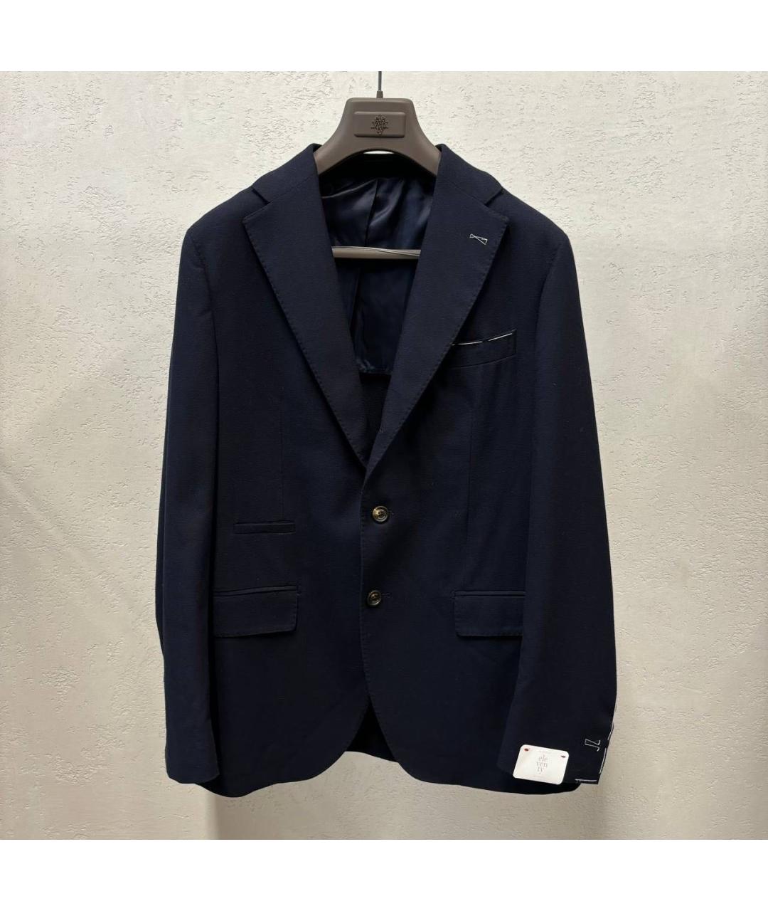 ELEVENTY Темно-синий классический костюм, фото 5