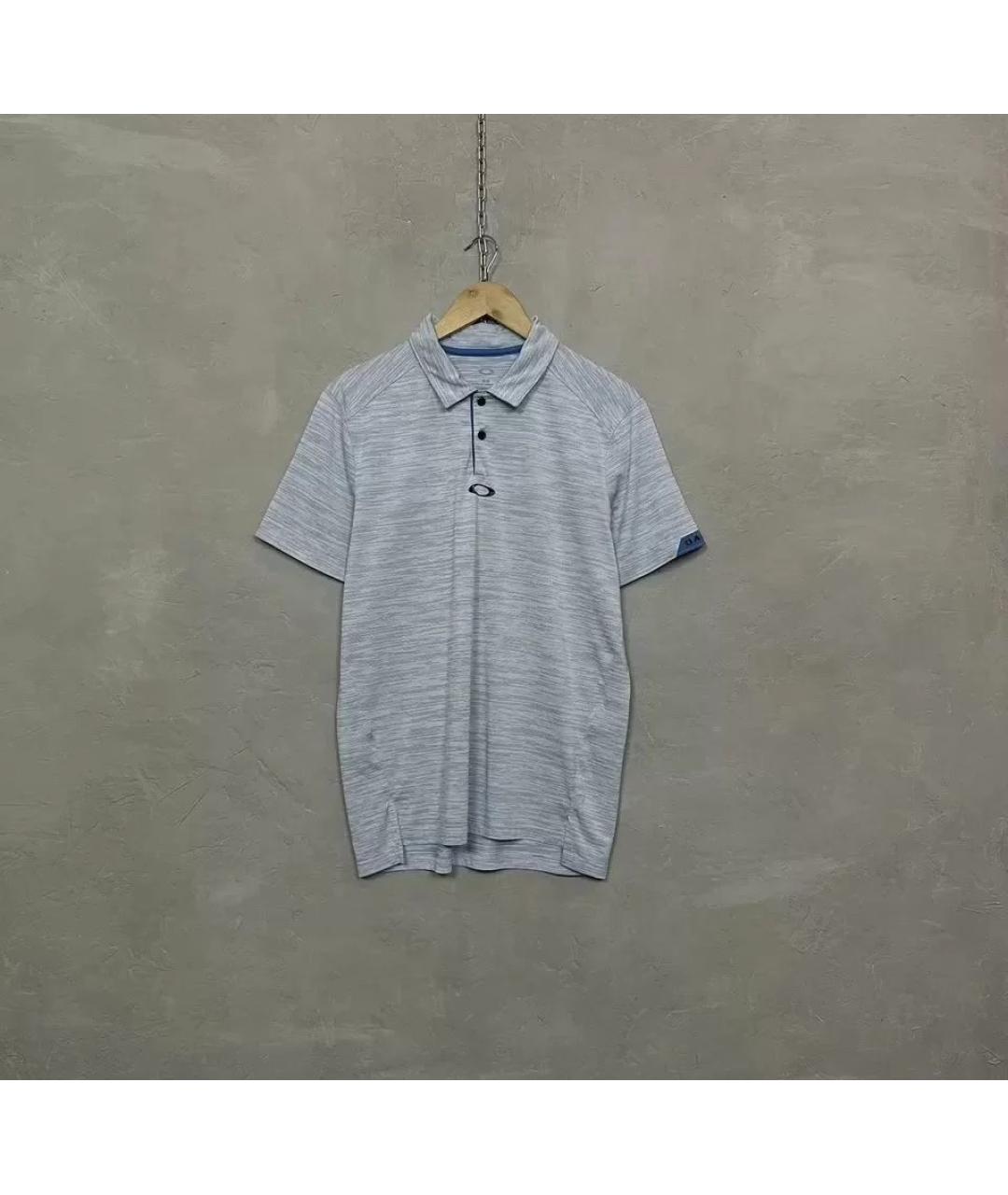 OAKLEY Голубое поло с коротким рукавом, фото 7