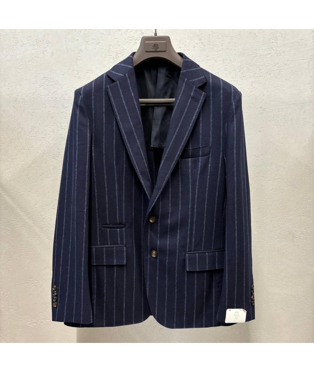 ELEVENTY Темно-синий классический костюм, фото 5