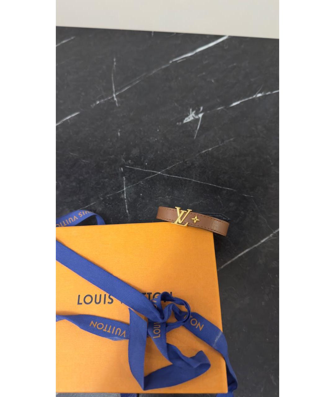 LOUIS VUITTON Коричневый браслет, фото 4