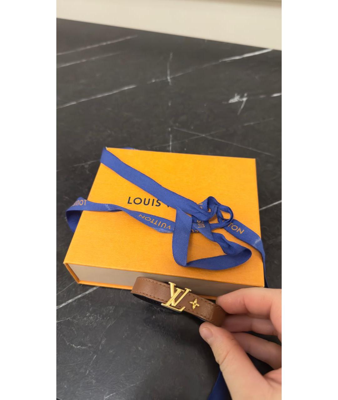LOUIS VUITTON Коричневый браслет, фото 3