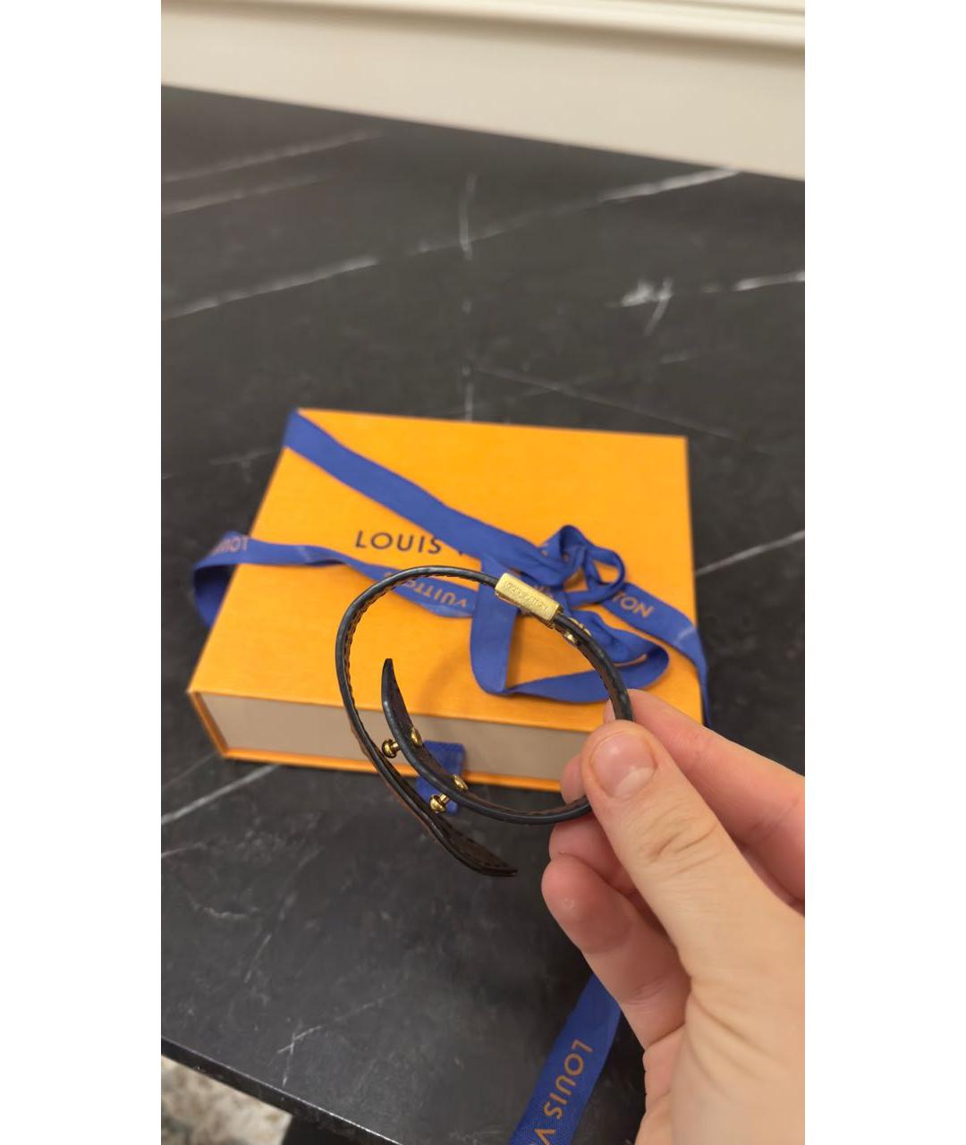 LOUIS VUITTON Коричневый браслет, фото 2