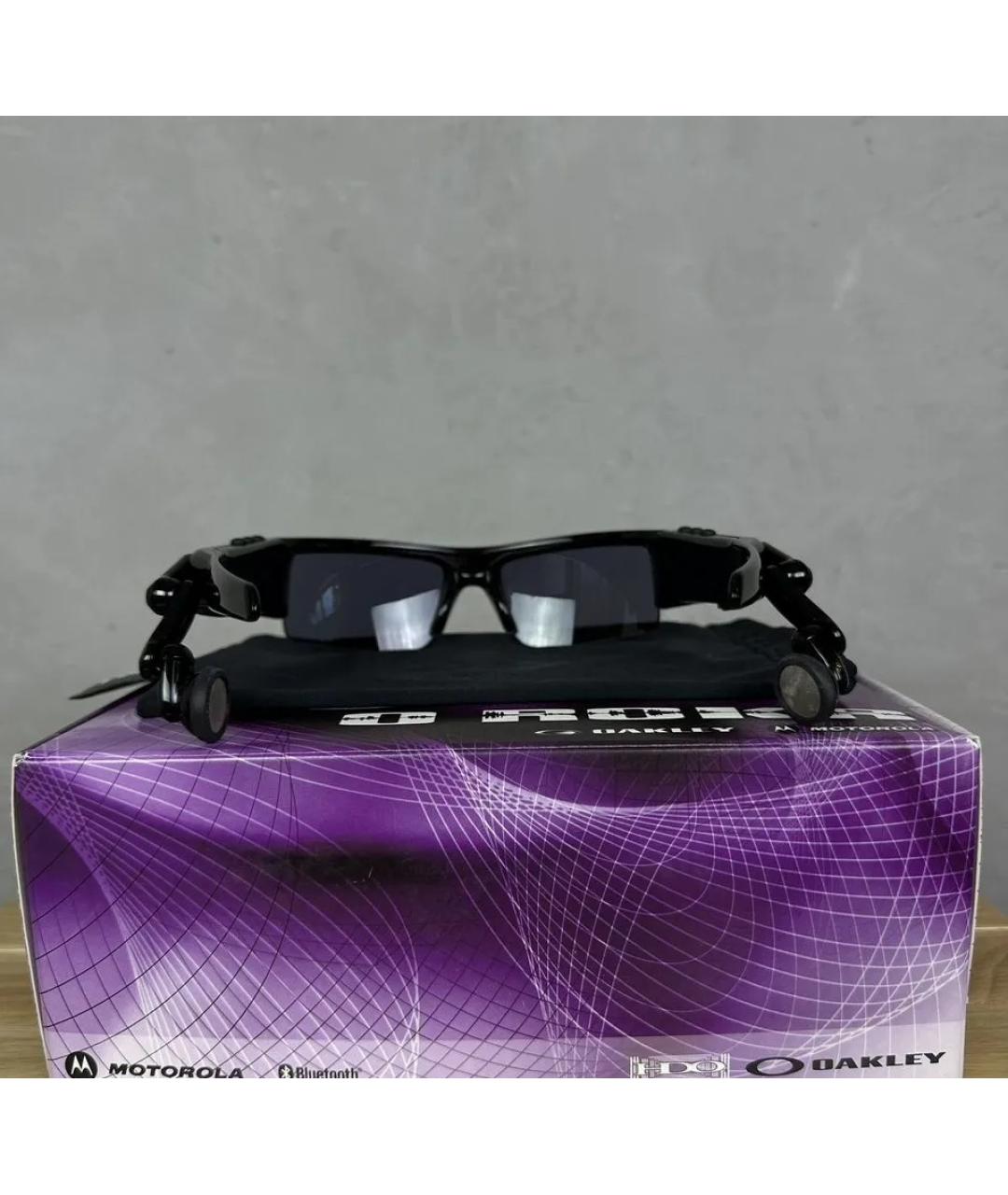 OAKLEY Черные пластиковые солнцезащитные очки, фото 6