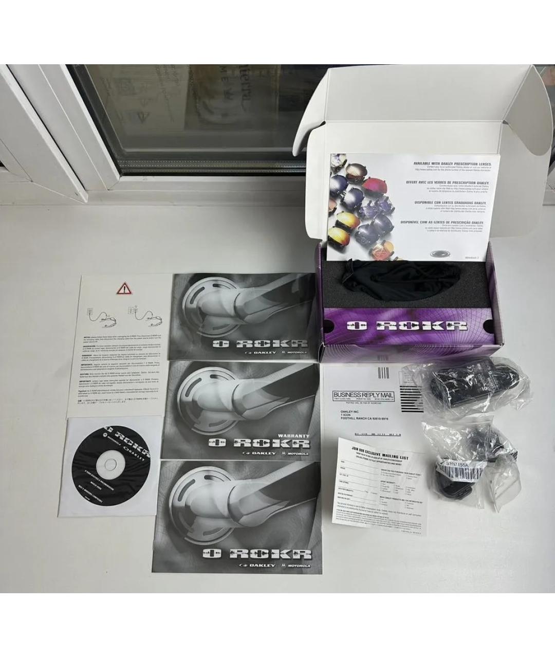 OAKLEY Черные пластиковые солнцезащитные очки, фото 9