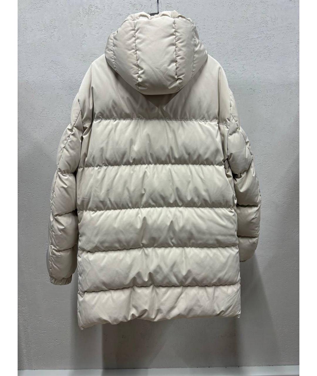 ELEVENTY Бежевый полиэстеровый пуховик, фото 2