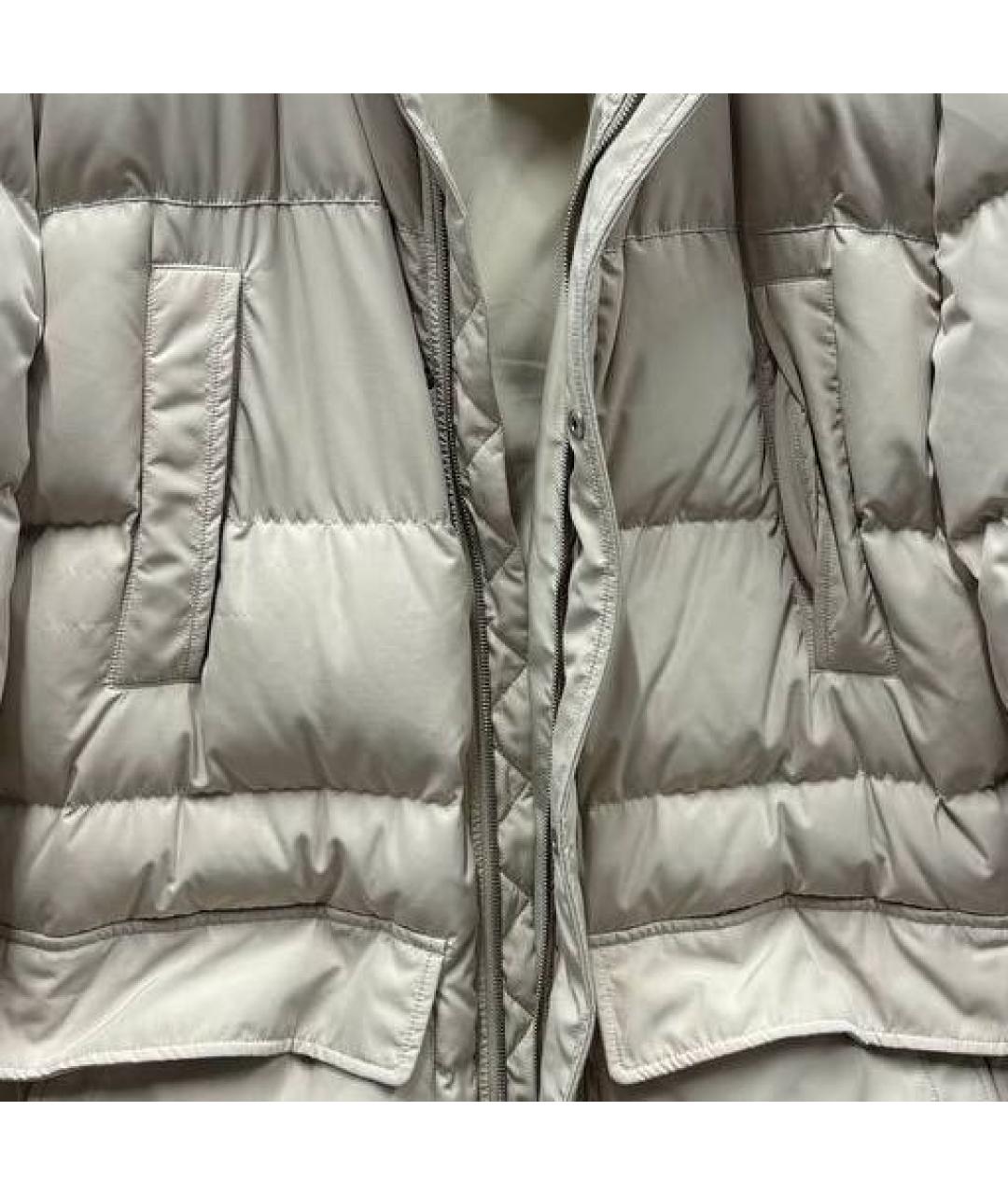 ELEVENTY Бежевый полиэстеровый пуховик, фото 4