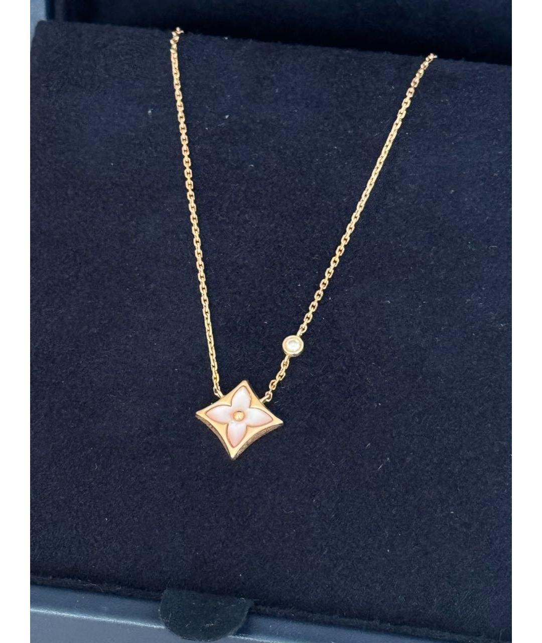 LOUIS VUITTON Коралловый кулон из розового золота, фото 4