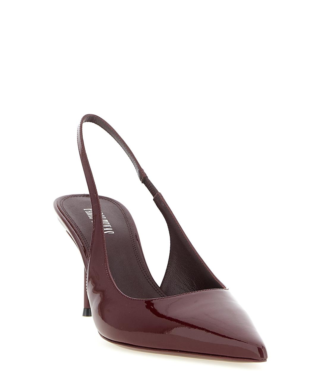 PARIS TEXAS Бордовые кожаные туфли, фото 2