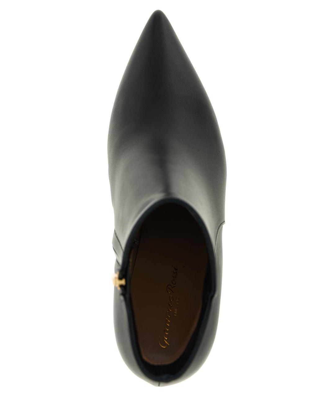GIANVITO ROSSI Черные кожаные ботильоны, фото 4