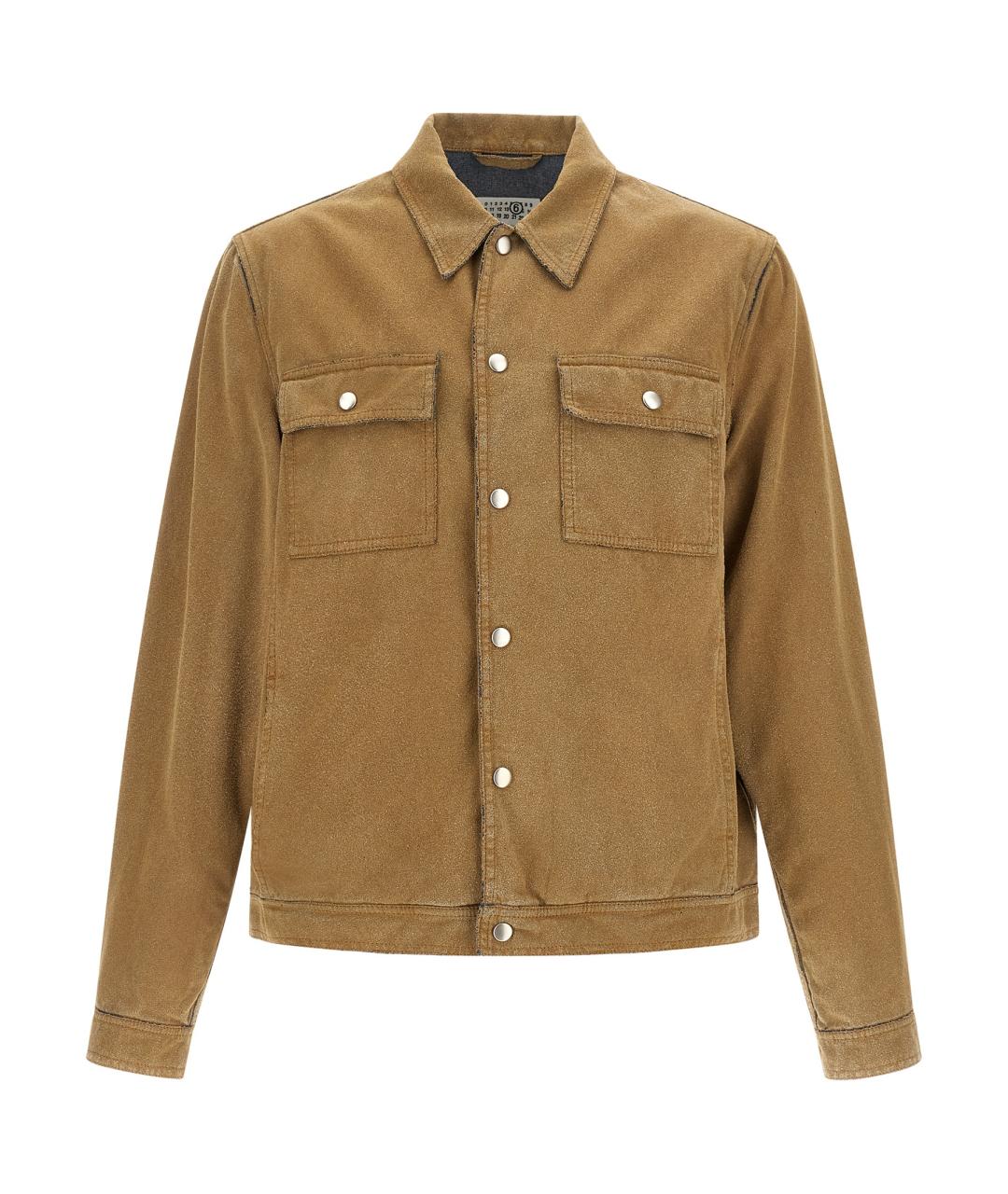 MM6 MAISON MARGIELA Бежевая куртка, фото 1