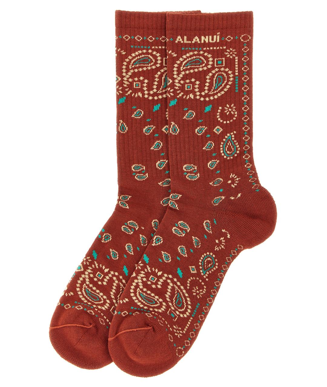 ALANUI Красные носки, чулки и колготы, фото 2