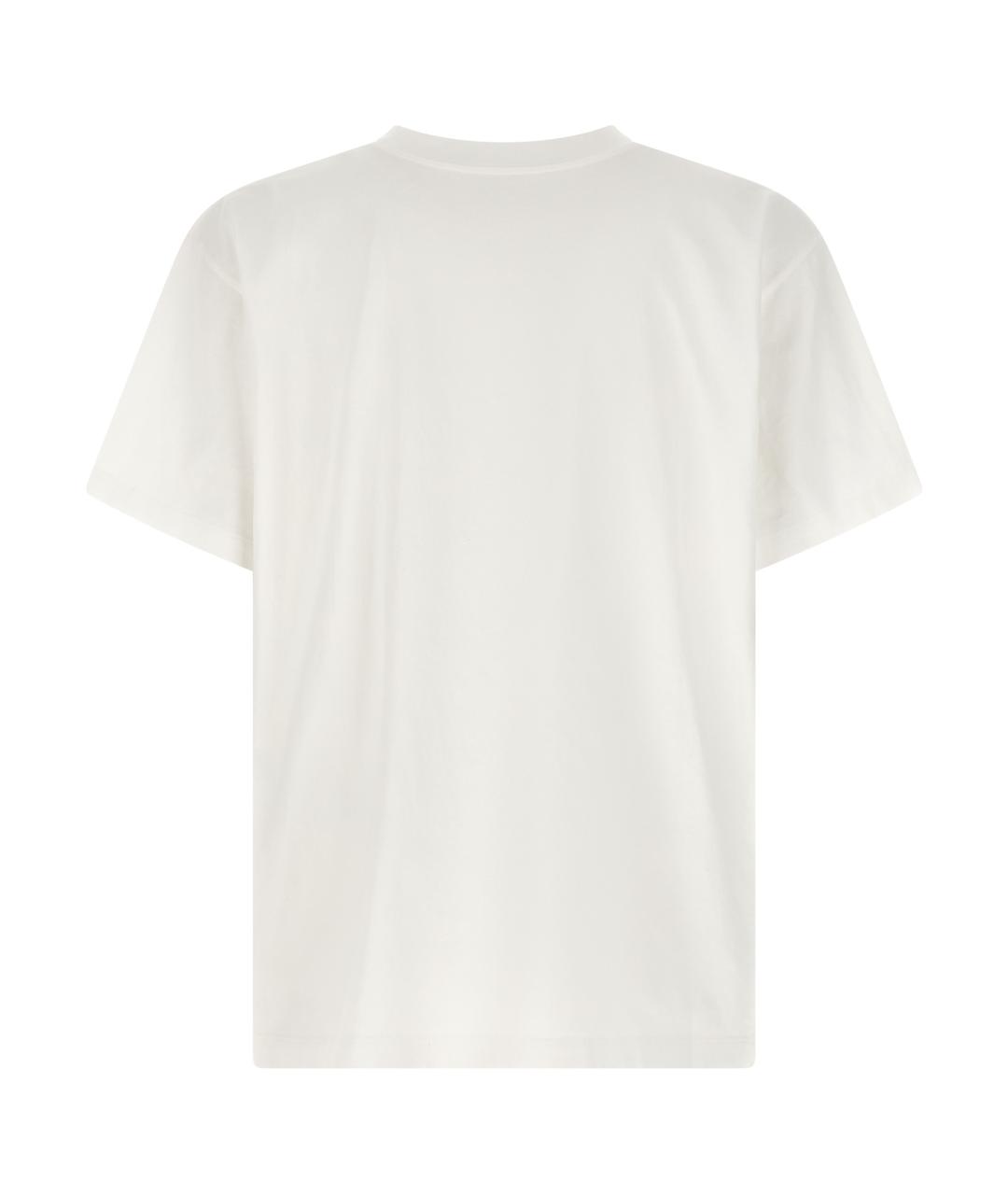 MM6 MAISON MARGIELA Белая хлопковая футболка, фото 2