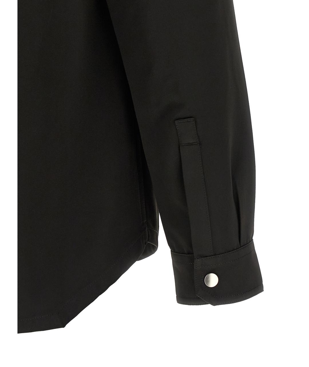 RICK OWENS Черная кэжуал рубашка, фото 4