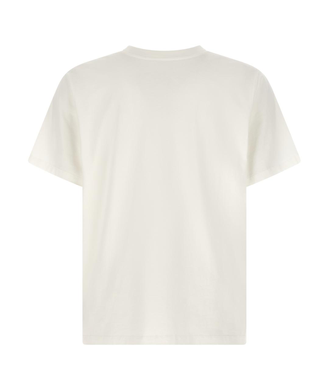 MM6 MAISON MARGIELA Белая хлопковая футболка, фото 2