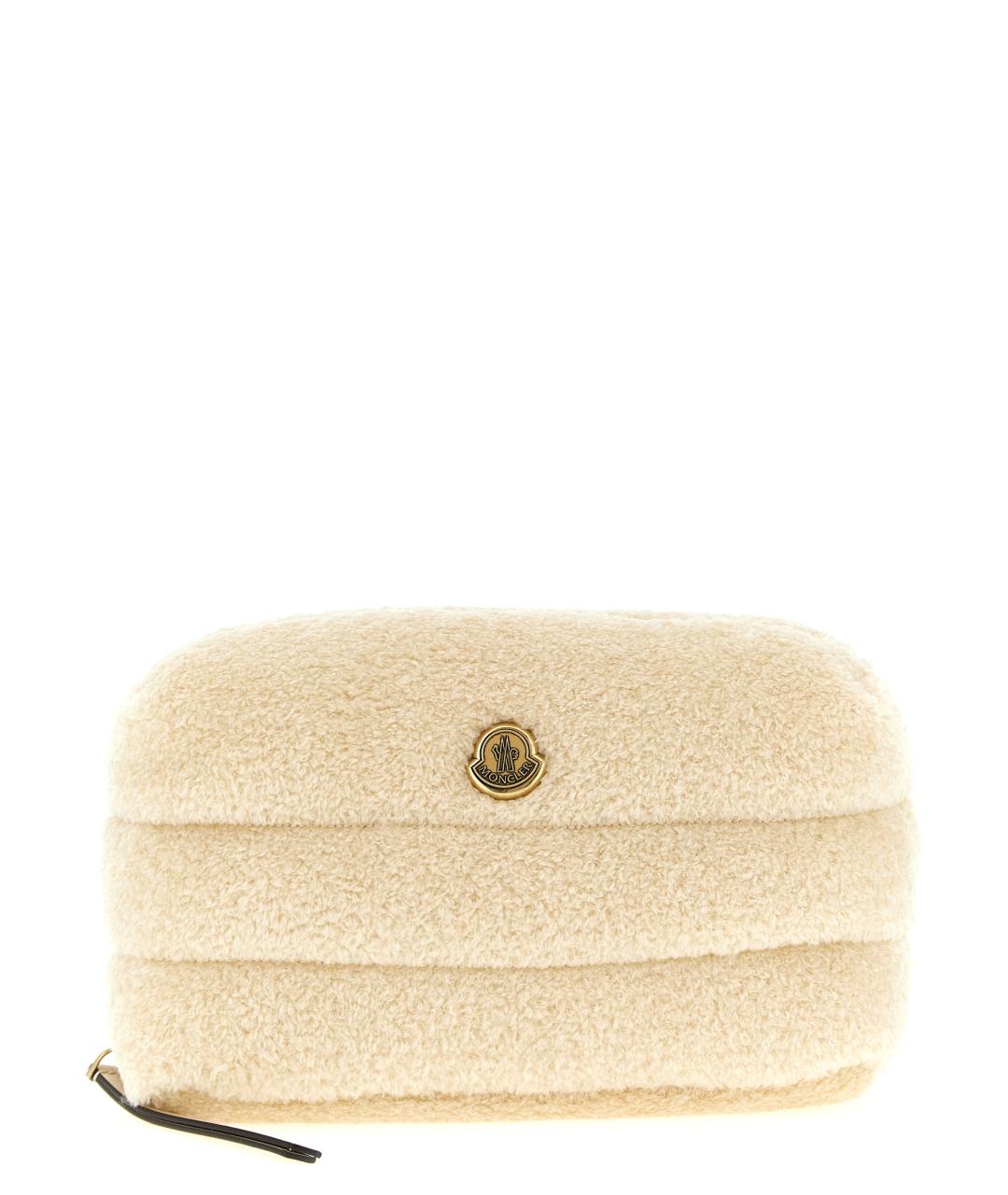 MONCLER Бежевая косметичка, фото 1